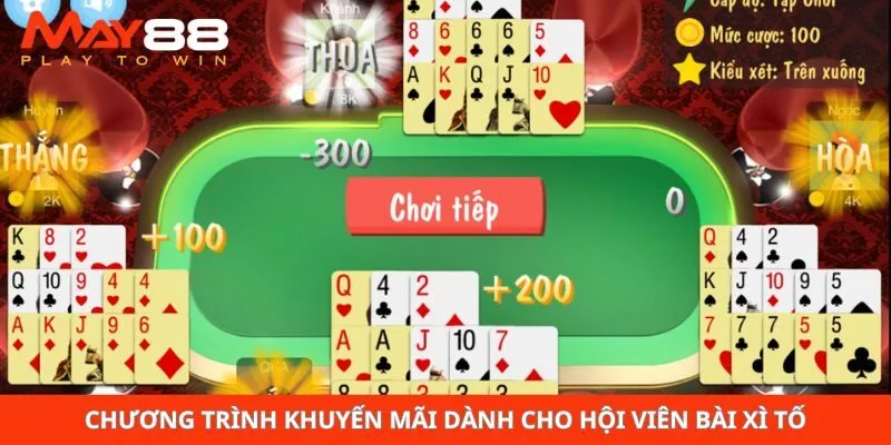 Chương trình khuyến mãi dành cho hội viên bài xì tố