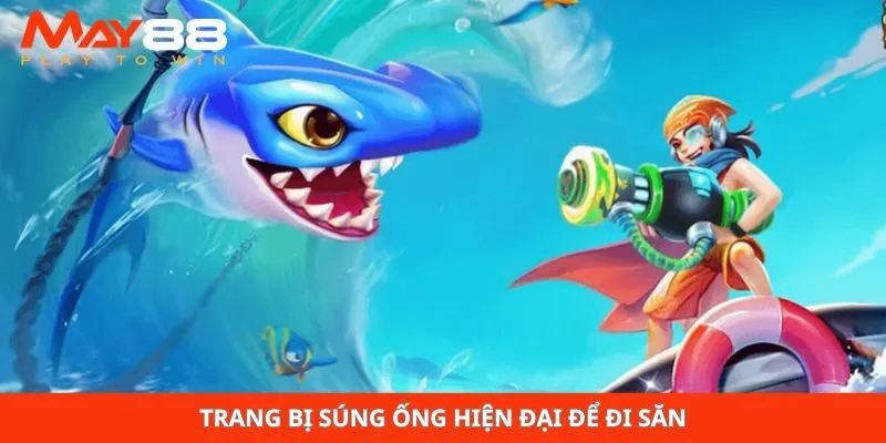 Trang bị súng ống hiện đại để đi săn